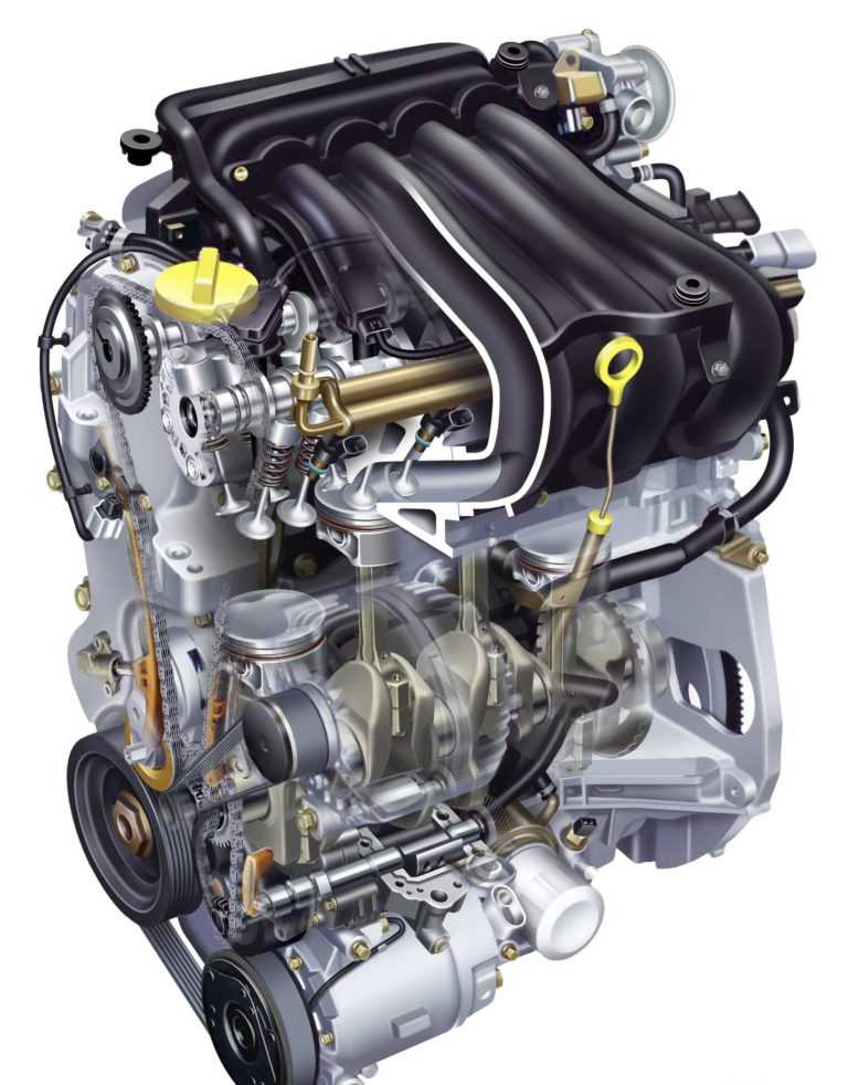 Двигатель renault f4r 2,0 л/141 л. с.