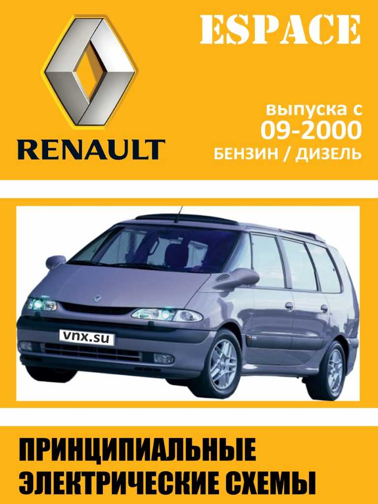 Renault espace 3 руководство по ремонту и техническому обслуживанию