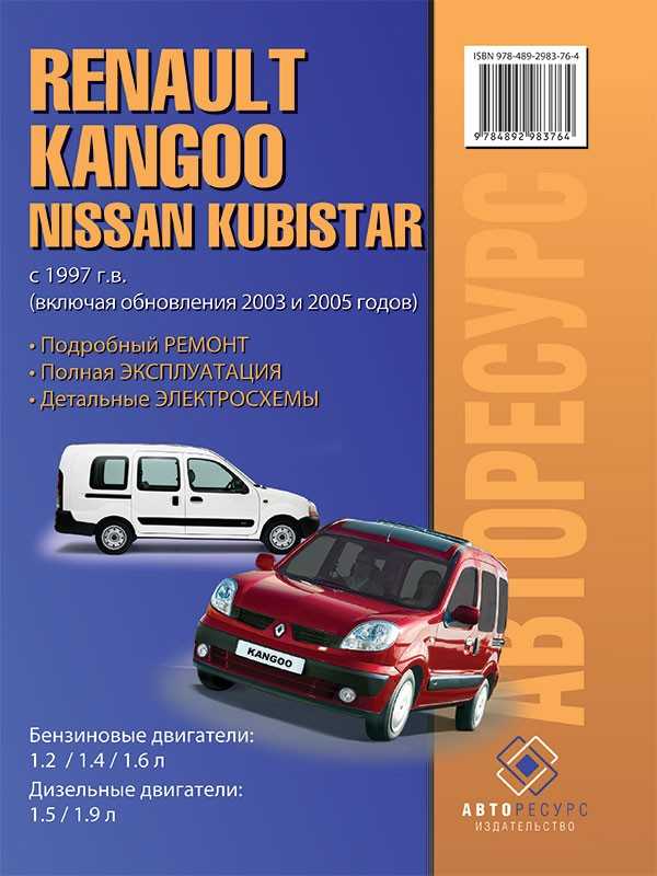 Renault kangoo ii руководство по ремонту и техническому обслуживанию