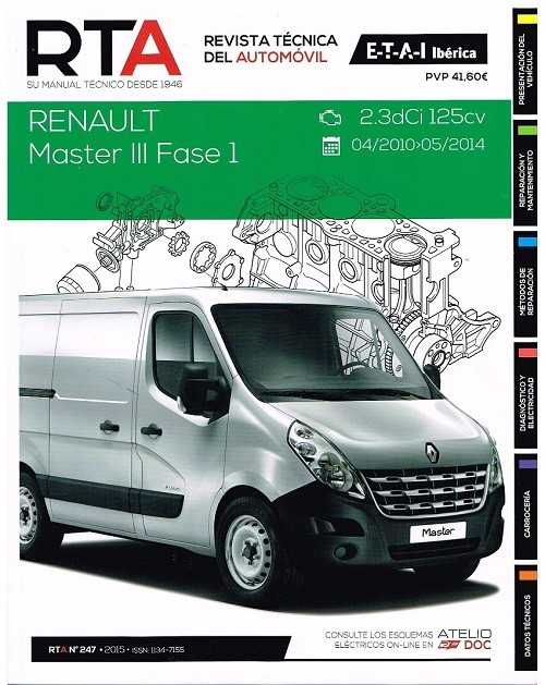 Renault master propulsion service and repair manual