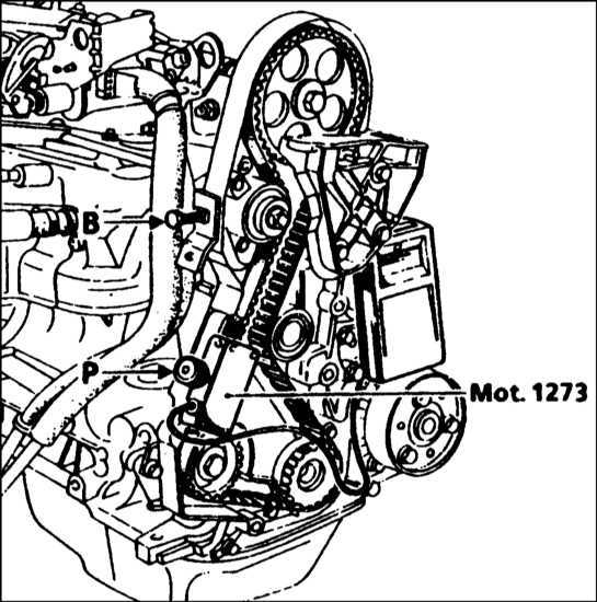 Обслуживание и ремонт renault megane 1996-2002: 3.2.5 снятие, осмотр и установка зубчатых колес приводного ремня и механизма