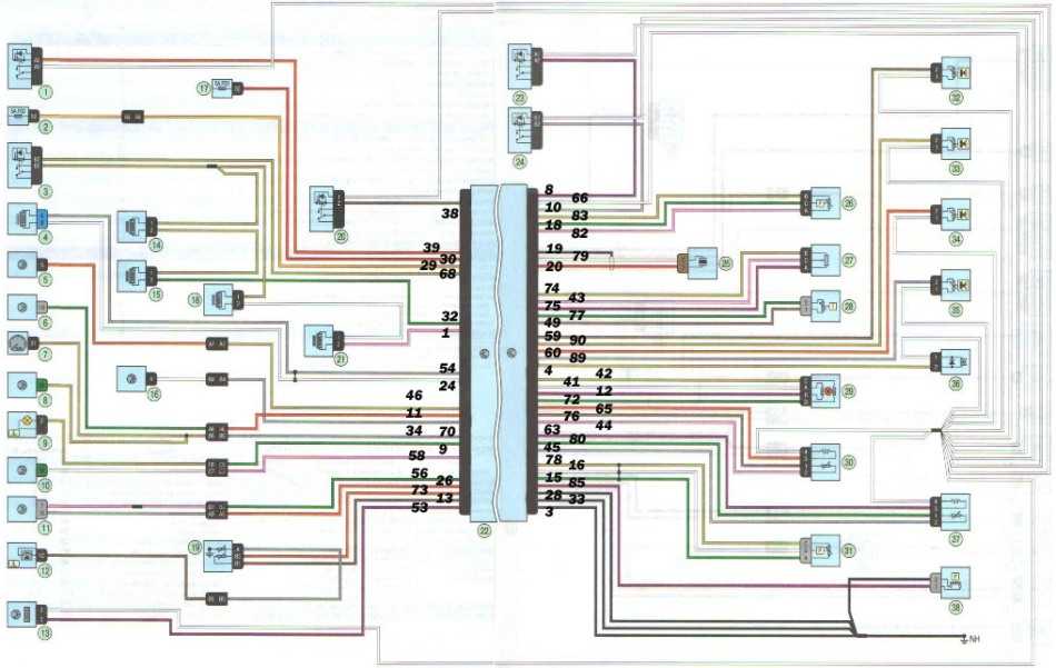 Схема управления двигателем рено символ