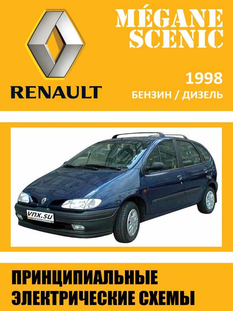 Renault megane 1999 принципиальные электрические схемы
