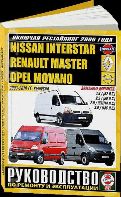 Renault master propulsion service and repair manual