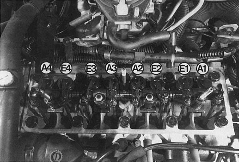 Проверка и регулировка зазоров клапанов (двигатели f3r) renault - megane