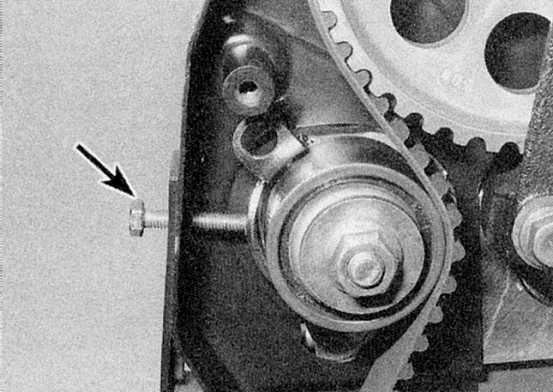 Снятие у установка зубчатых колес приводного ремня и механизма натяжения | ремонт двигателя | руководство renault