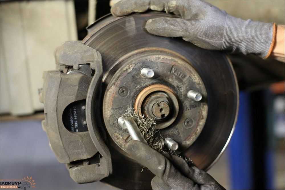 Снятие, проверка и установка тормозного диска | тормозные механизмы передних колес | renault symbol