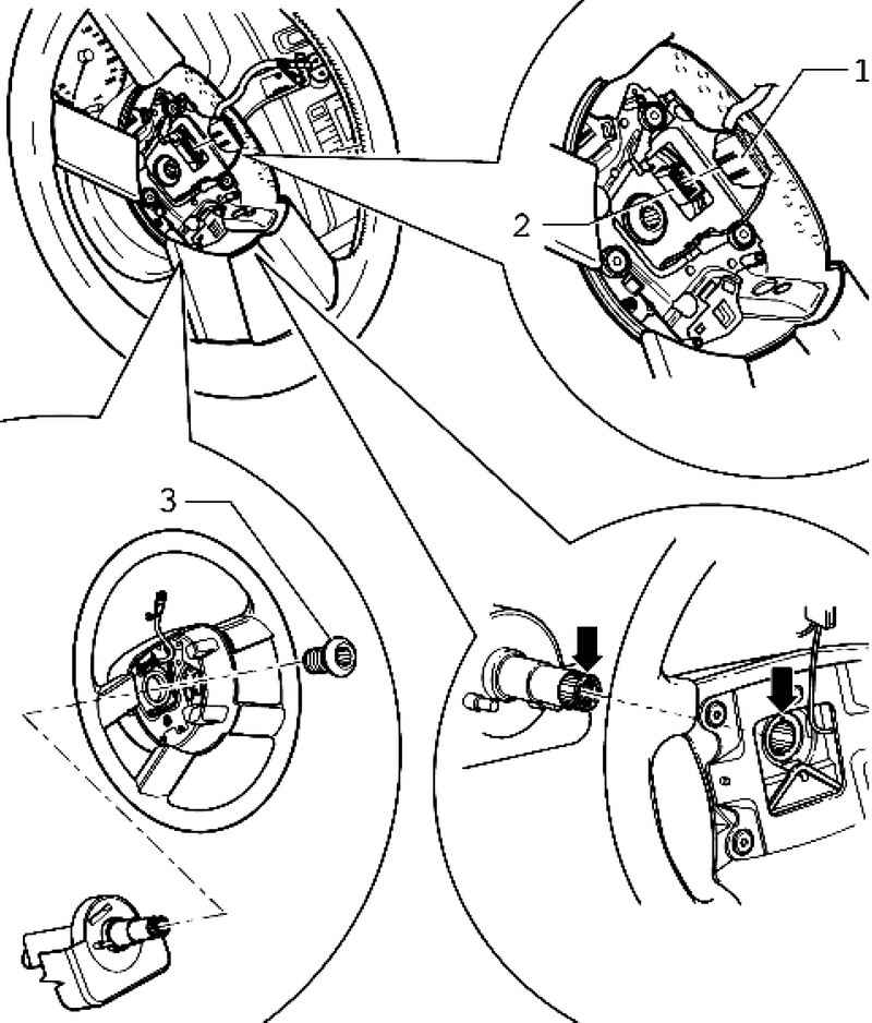 Снятие, осмотр и установка рулевого механизма renault - megane