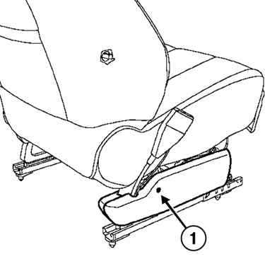 Снятие механизма регулировки сиденья по высоте | снятие и установка каркаса переднего сиденья | renault megane 2