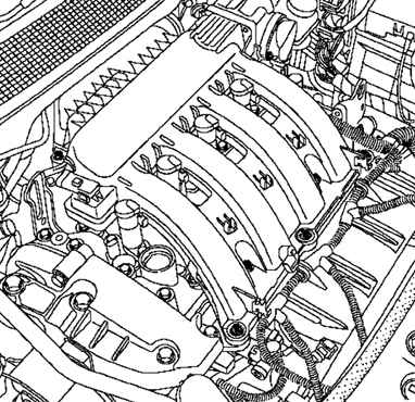 Снятие и установка выпускного коллектора (двигатели k4j, k4m) | система впуска и выпуска | renault megane 2
