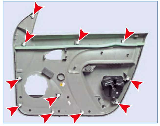 Снятие и установка обивки передней двери renault logan 2004-2015