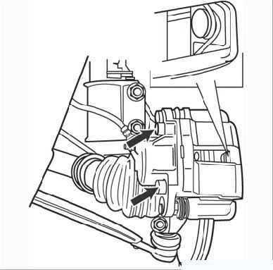 Снятие и установка главного тормозного цилиндра | тормозная система | renault symbol