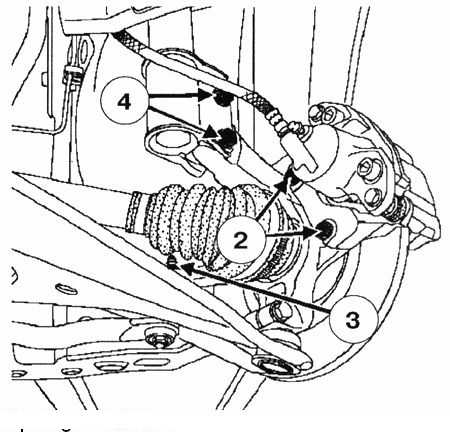 Снятие и установка вала привода левого переднего колеса (дивигатели f4r) | механизм привода колес | renault megane 2