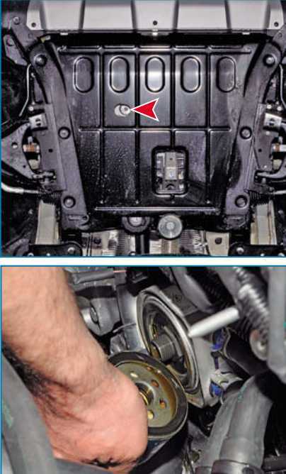 Порядок замены масла и масляного фильтра в двигателях рено k4m 1.6 и f4r 2.0|слабый мотор