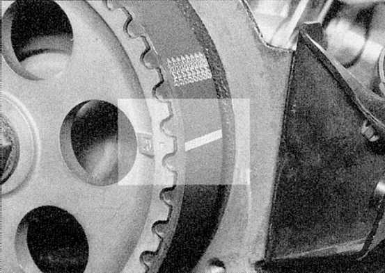 Снятие, осмотр и установка зубчатых колес приводного ремня и механизма | ремонт бензиновых двигателей 2.0 л в двигательном отсеке | renault megane