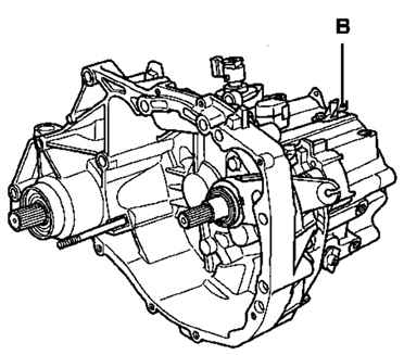 Снятие и установка механической коробки передач | механическая коробка передач (jr5, jh3, nd0) | renault megane 2
