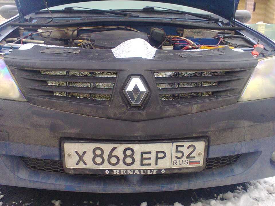 Renault logan как подготовить автомобиль к зиме