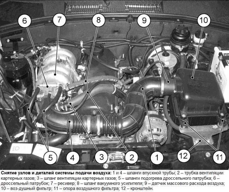 Система питания (топливная система) двигателя (k4j, k7j)