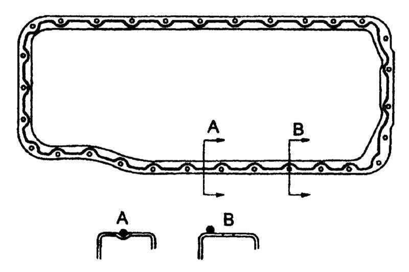 Замена прокладки поддона картера двигателя 1,4-1,6(8v)