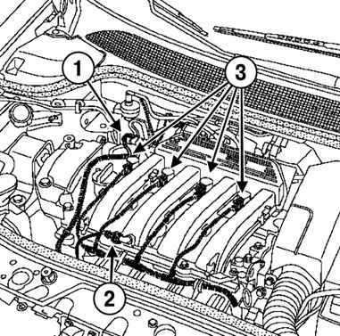 Renault megane ii снятие и установка прокладки корпусов форсунок (двигатель к4j)