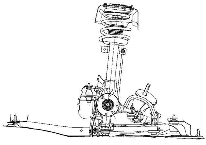 Схема передней и задней подвески меган 1 и 3 и слабые места