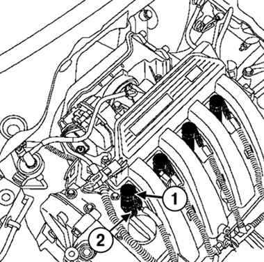 Рено меган 2 схема управления двигателем