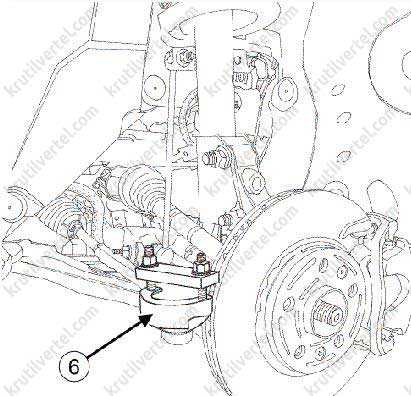 Замена вала привода левого переднего колеса (дивигатели f4r) рено меган 2 с 2003 г.в.
